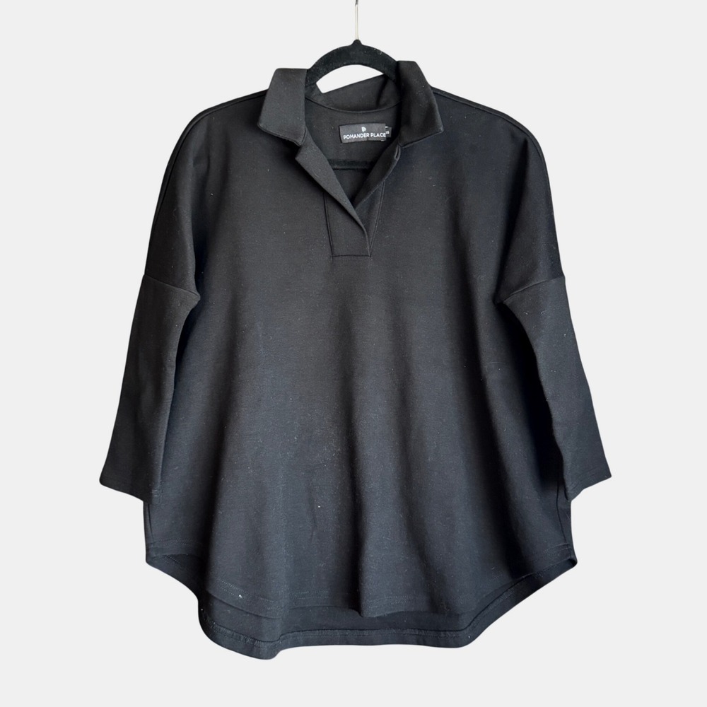 Pomander‎ Place Tuckernuck Black Tunic Top XS/S Oversized